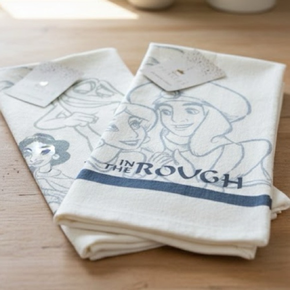 NWT Disney set of 2 Prince kitchen towels